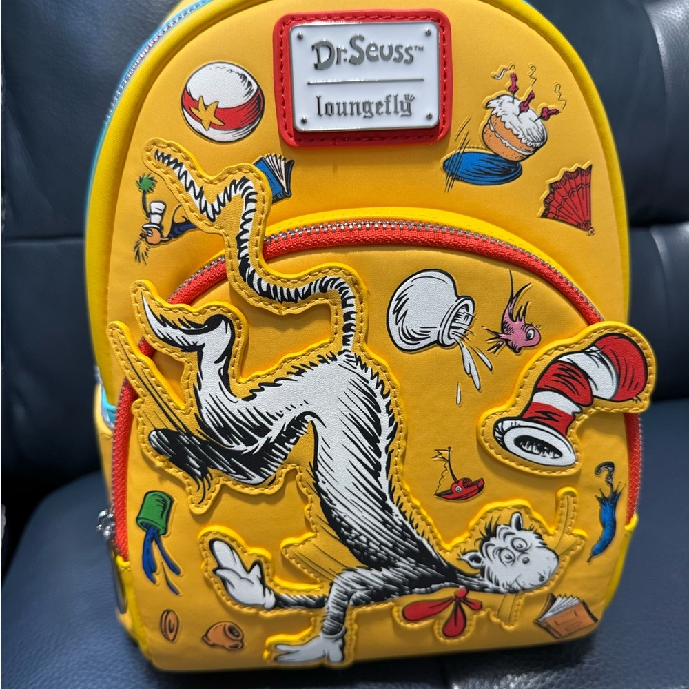 Dr Seuss Cat in the Hat Loungefly Backpack